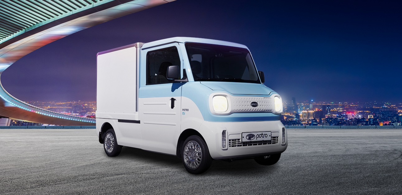 Modern Electric Vehicle being charged